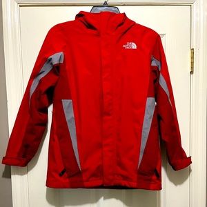 Northface hyvent rain jacket Boys L 14/16